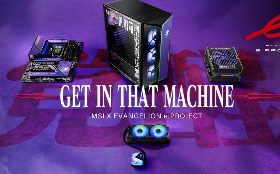 Be brave to get in that machine. MSI  teams up with EVANGELION e: PROJECT to  build an ultimate gaming PC that will  make true Evangelion fans drool!  
