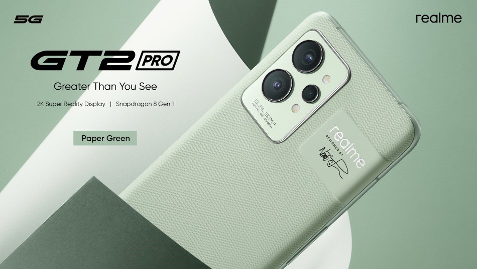 realme Brings Paper Green GT 2 Pro To Malaysian Fans From 8 June At RM2,999