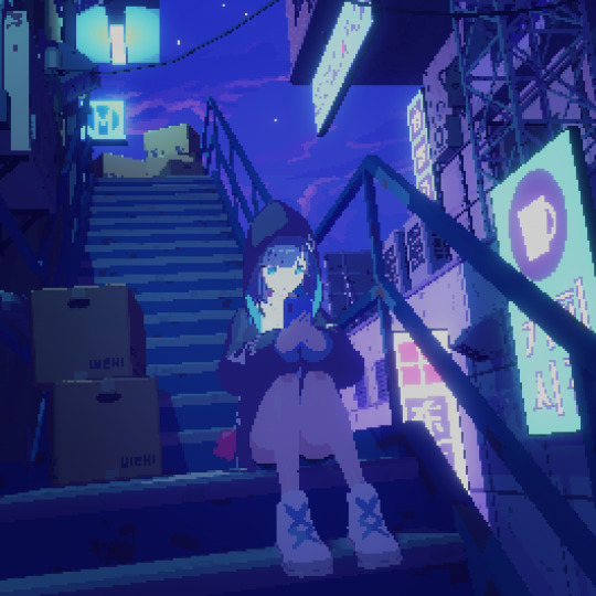 LO-FI 像素風《東京故事》概念宣傳片，在無人的城市尋找消失的朋友