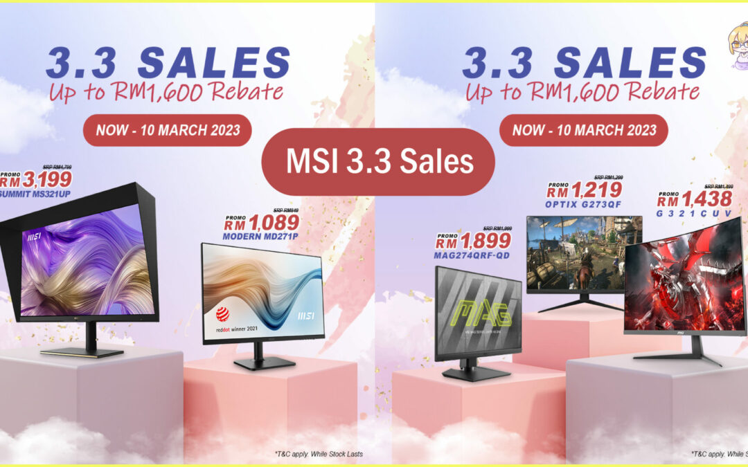 MSI 3.3 Sales