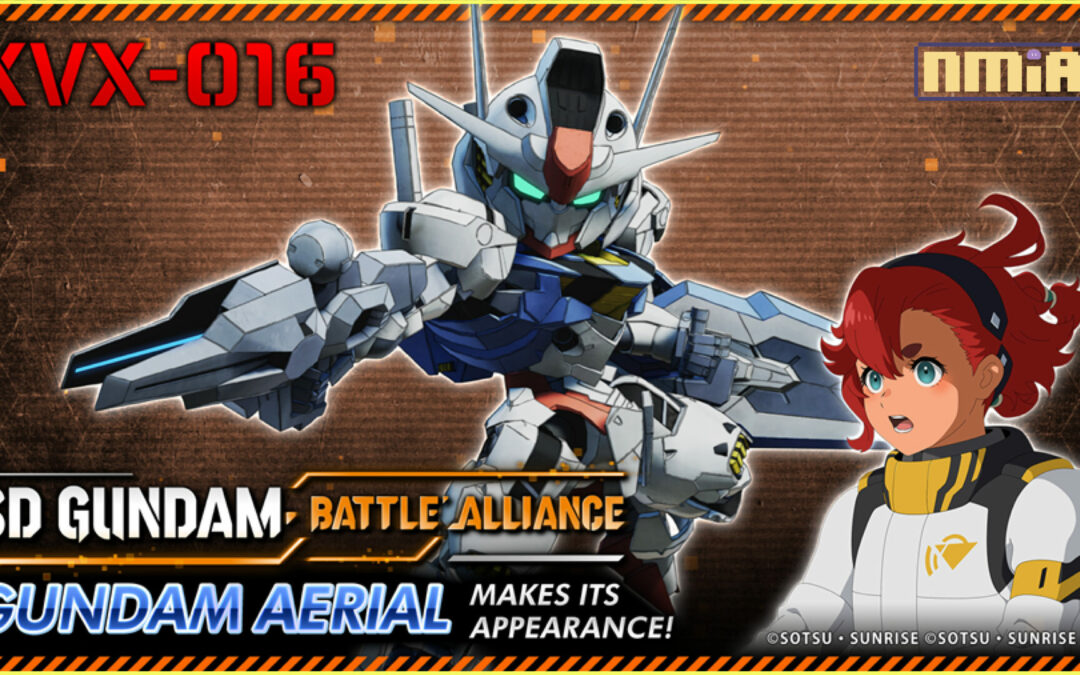 SD GUNDAM BATTLE ALLIANCE’s new paid DLC featuring Gundam Aerial, “SD GUNDAM BATTLE ALLIANCE – Mobile Suit Gundam: The Witch from Mercury Pack”, is available today!