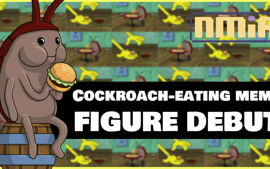 Cockroach-eating meme from SpongeBob makes its figure debut!