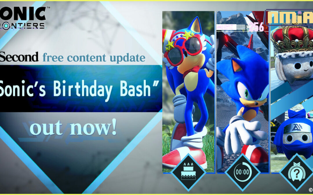 Sonic Frontiers – “Sonic’s Birthday Bash” Update is Here!