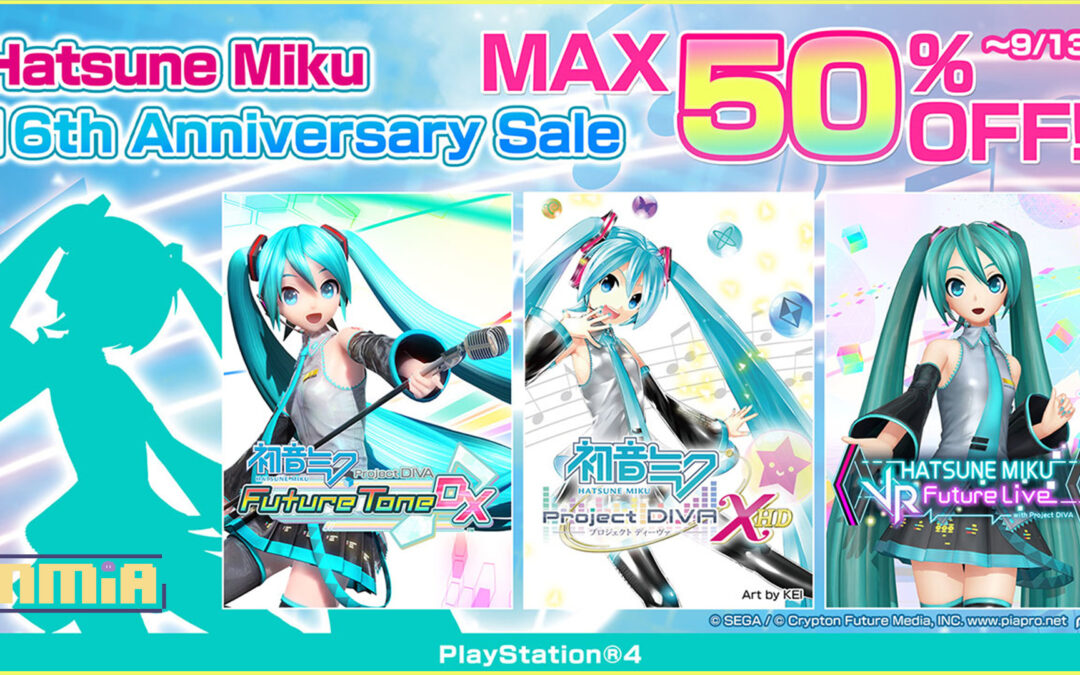 Hatsune Miku 16th Anniversary Sale Now Underway!