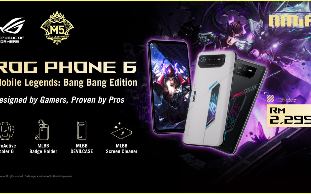 The All-New Yu Zhong-Themed ROG Phone 6 Mobile Legends: Bang Bang M5 Special Edition is Designed by Gamers, Proven by Pros