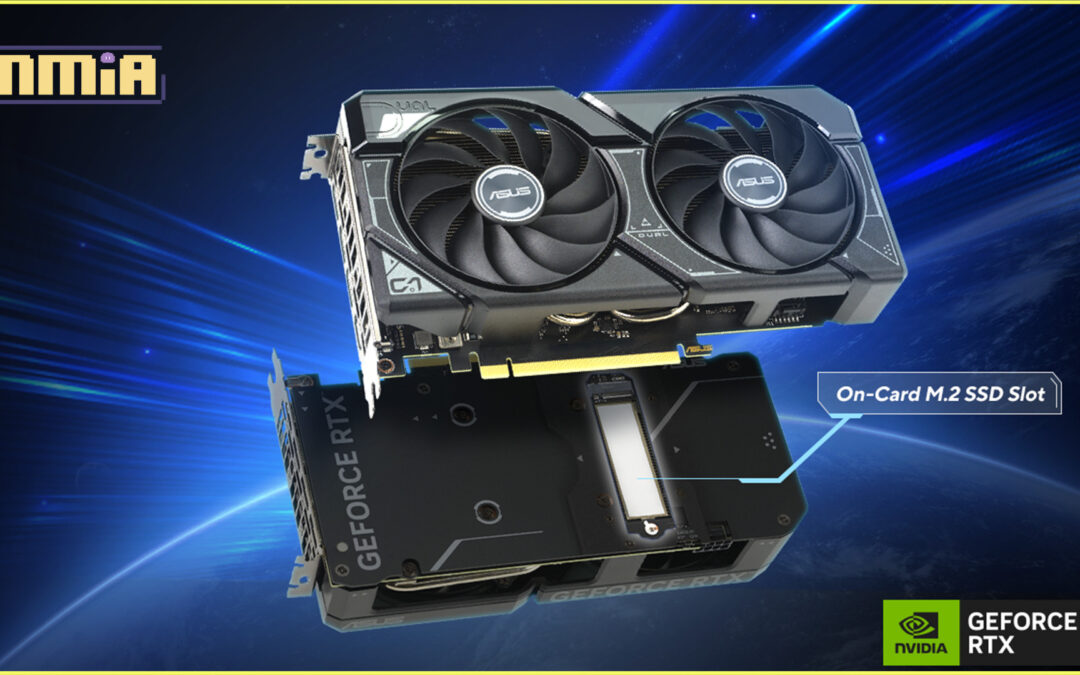ASUS Announces Dual GeForce RTX 4060 Ti SSD Graphics Card! The first graphics card in the world to include an M.2 NVMe drive slot, optimized for enhanced thermal performance
