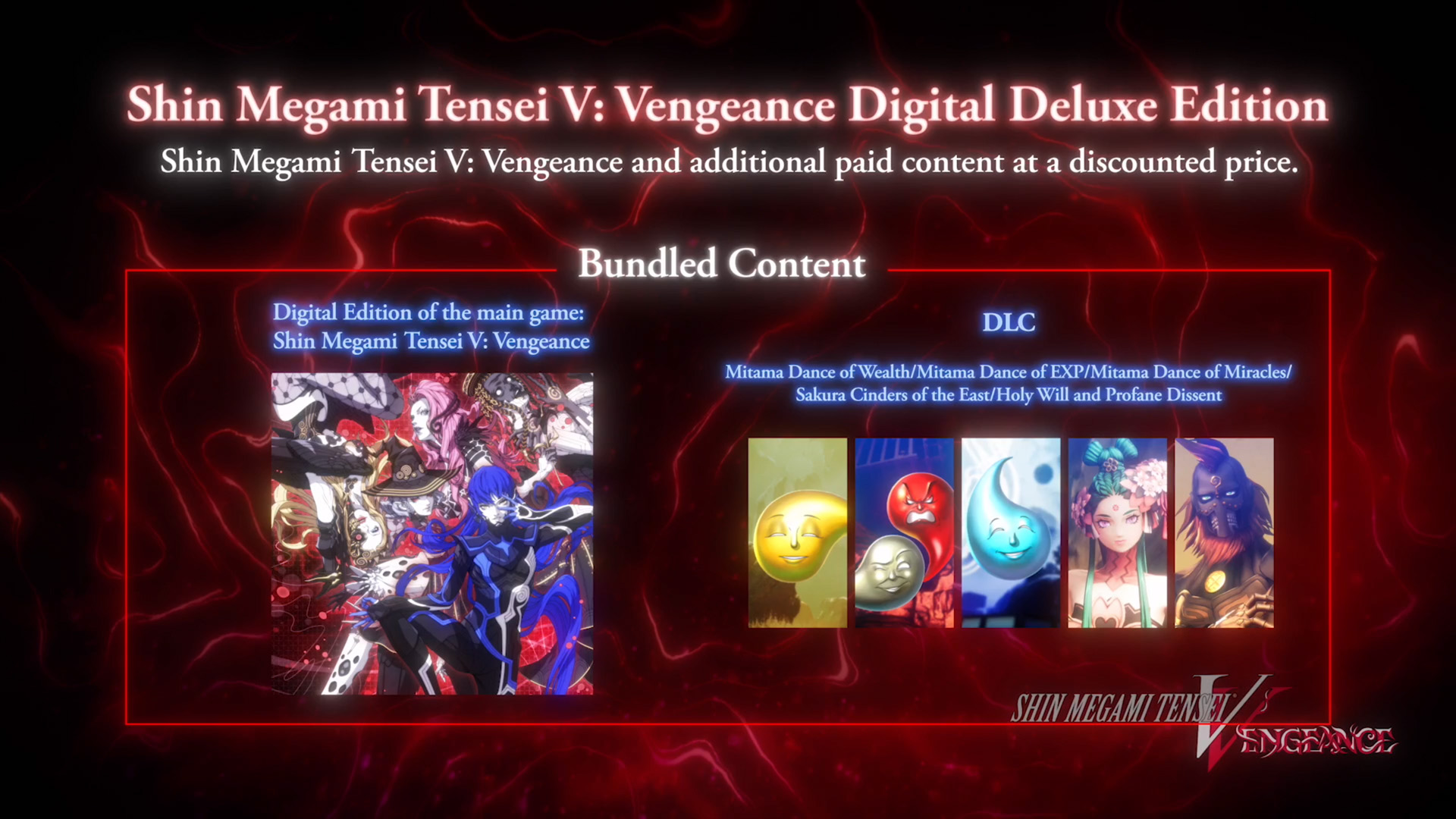 Shin Megami Tensei V: Vengeance - Extended Cut, Xbox Series One, X