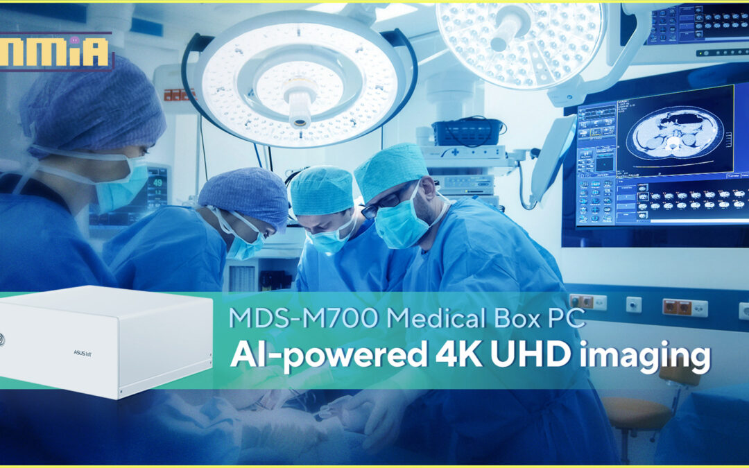 ASUS IoT Launches MDS-M700! A high-performance, ultra-quiet and medical-grade box PC for diverse healthcare applications, including the processing of 4K UHD AI imaging