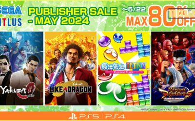 SEGA Publisher Sale – May 2024 currently underway Yakuza: Like a Dragon and Virtua Fighter 5 Ultimate Showdown on sale!